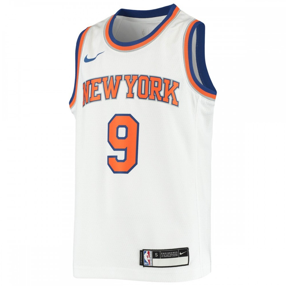 RJ Barrett New York Knicks Youth 2019/20 Swingman Jersey - Association Edition - White-Pro Kit Vault | Brand New 26/27 Sports Jerseys